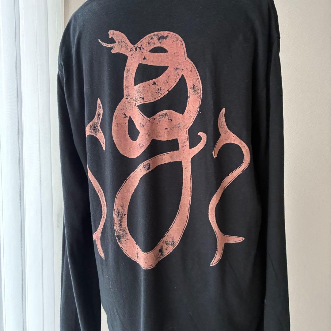 gunda ガンダ 蛇モチーフ フェード加工 ロングスリーブカットソー 日本製