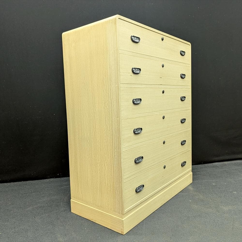 加茂総桐箪笥　浅野タンス　伝統工芸士 山本隆 作　整理箪笥　着物箪笥　タンス