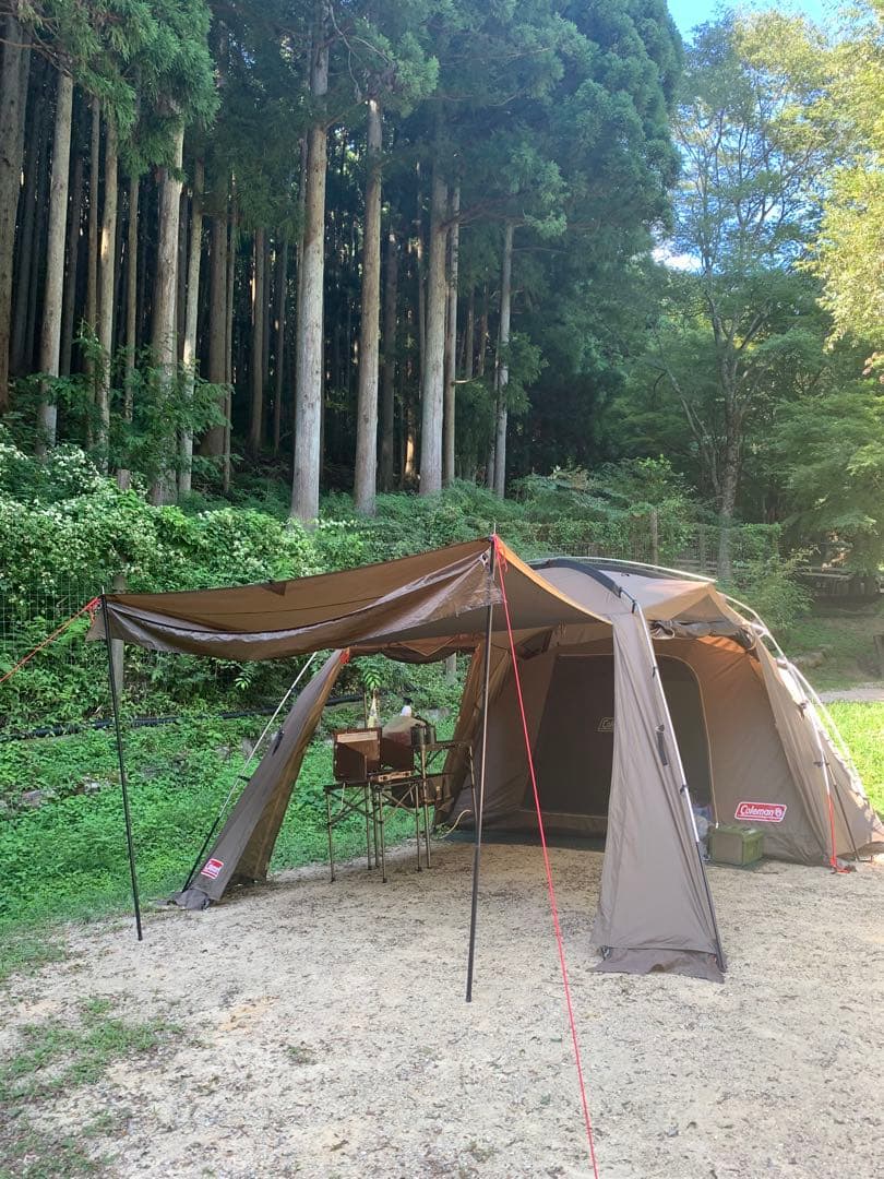 Coleman タフスクリーン2ルームハウス　タンカラー、グランドシート