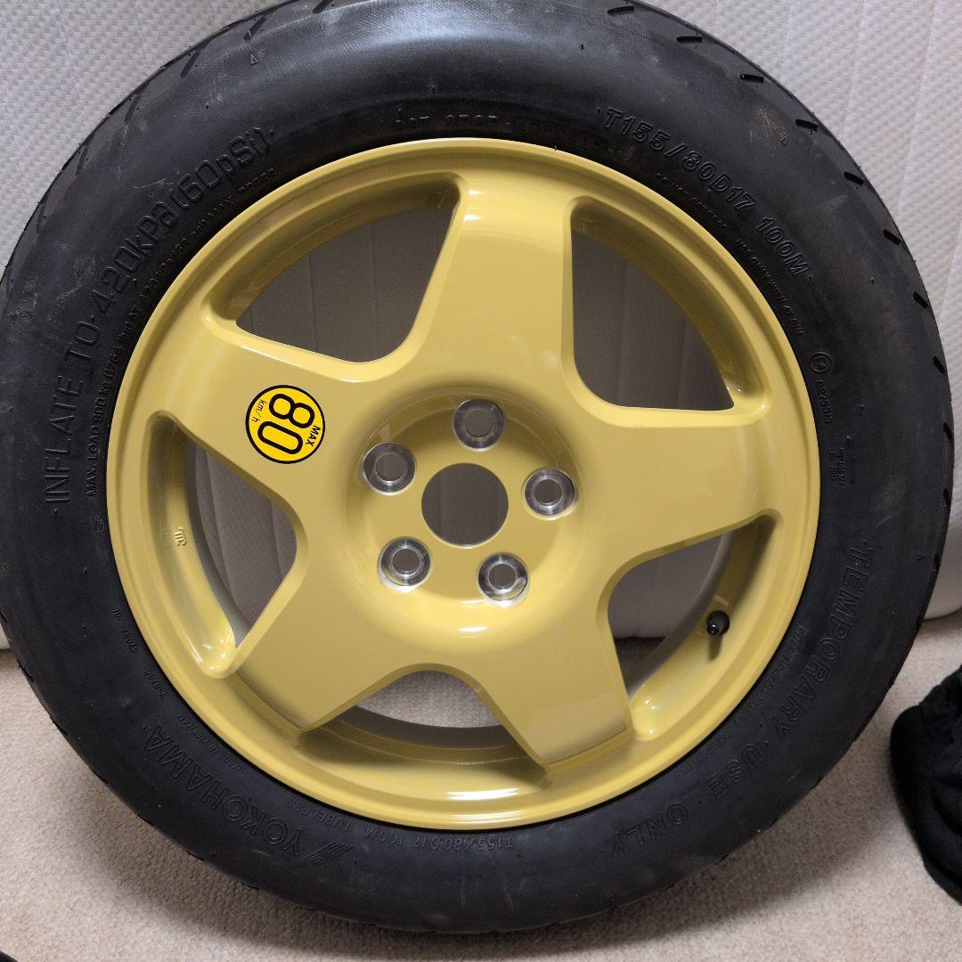 スペアタイヤ　17インチ ホイール T155/80D17
