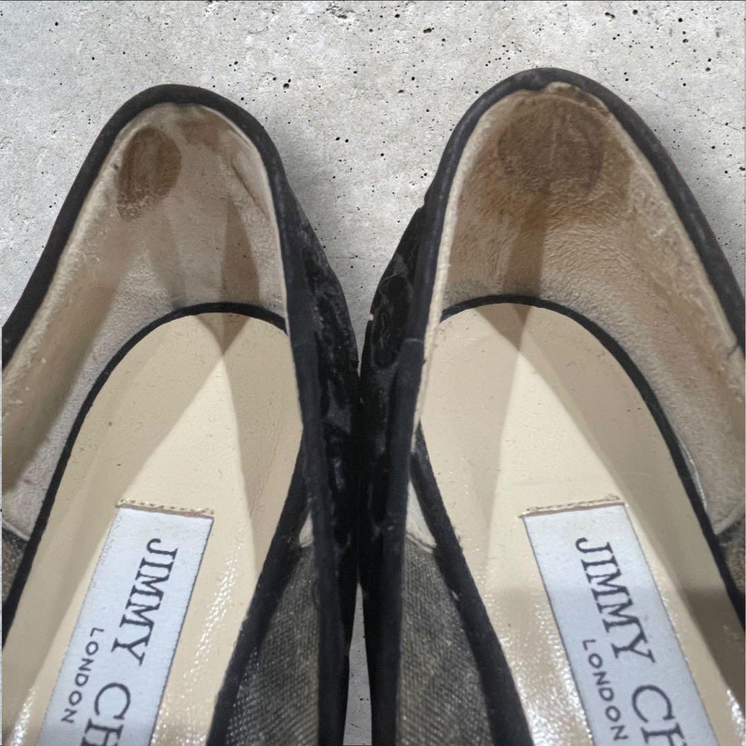 【美品】JIMMY CHOO GALA レオパード　フラットシューズ