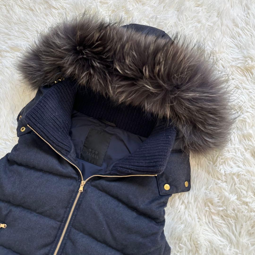 れおな タトラス LUSERA ルセラ ダウンベスト ネイビー01 S