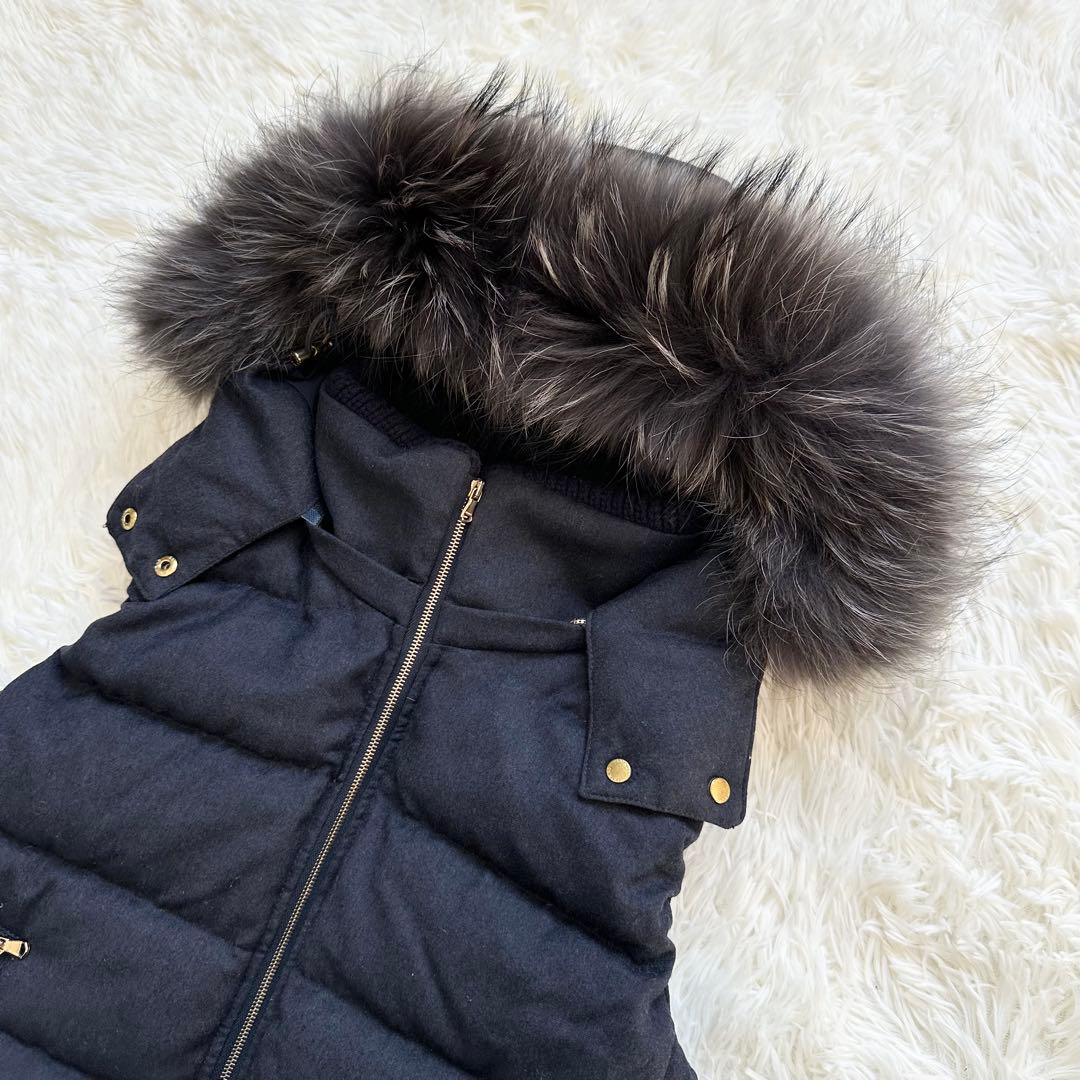 れおな タトラス LUSERA ルセラ ダウンベスト ネイビー01 S