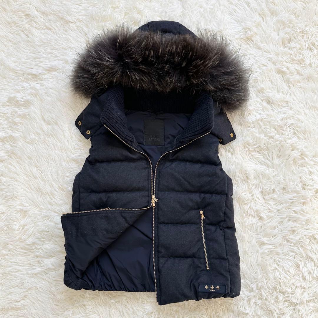 れおな タトラス LUSERA ルセラ ダウンベスト ネイビー01 S