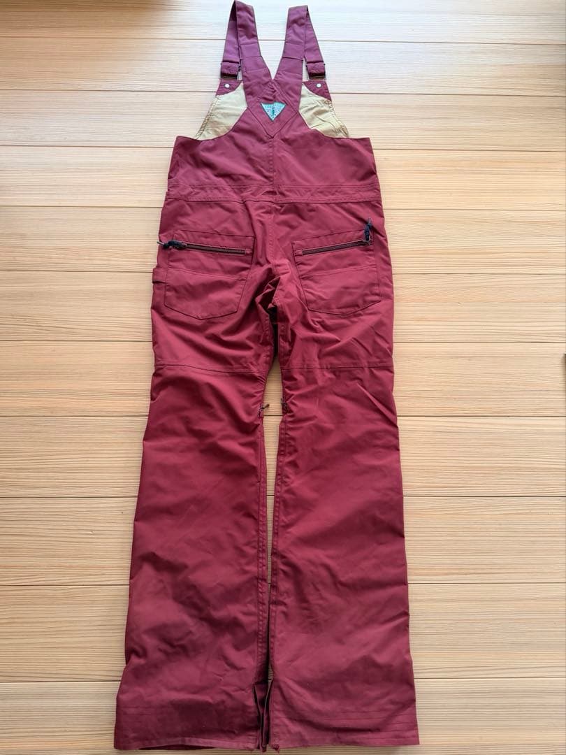 スノーボードウェア ビブパンツ レディース エアブラスター S バーガンディ