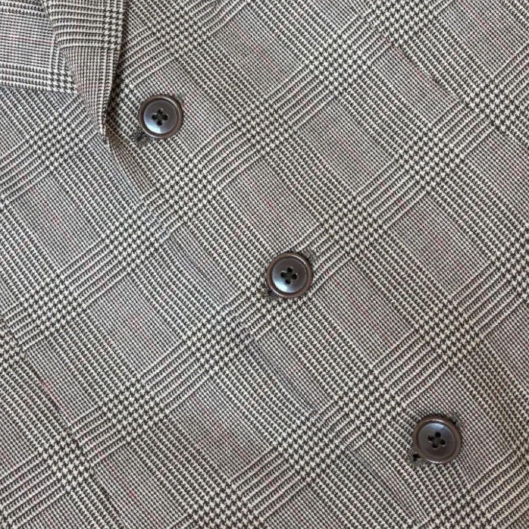 【極美品】オアグローリーMobbs★グレンチェック★3ピース★モッズスーツ L