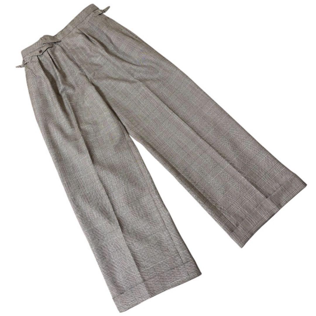 【極美品】オアグローリーMobbs★グレンチェック★3ピース★モッズスーツ L