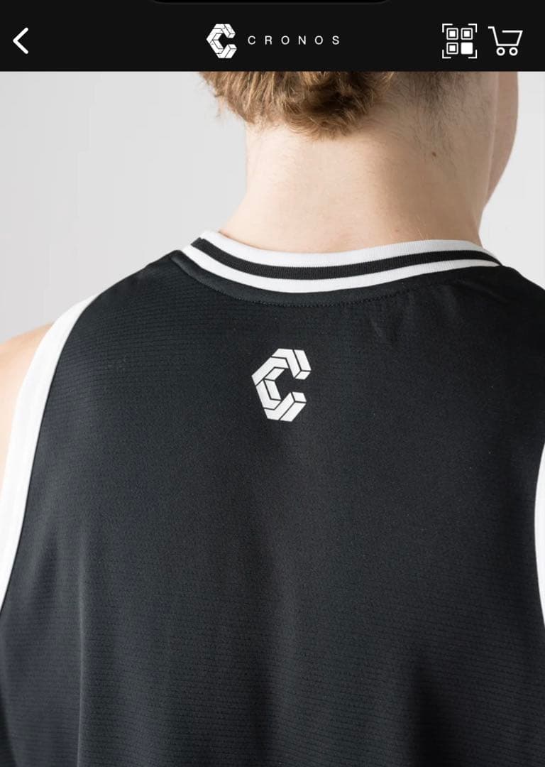 クロノス　タンクトップ　サイズS 黒　人気　完売品