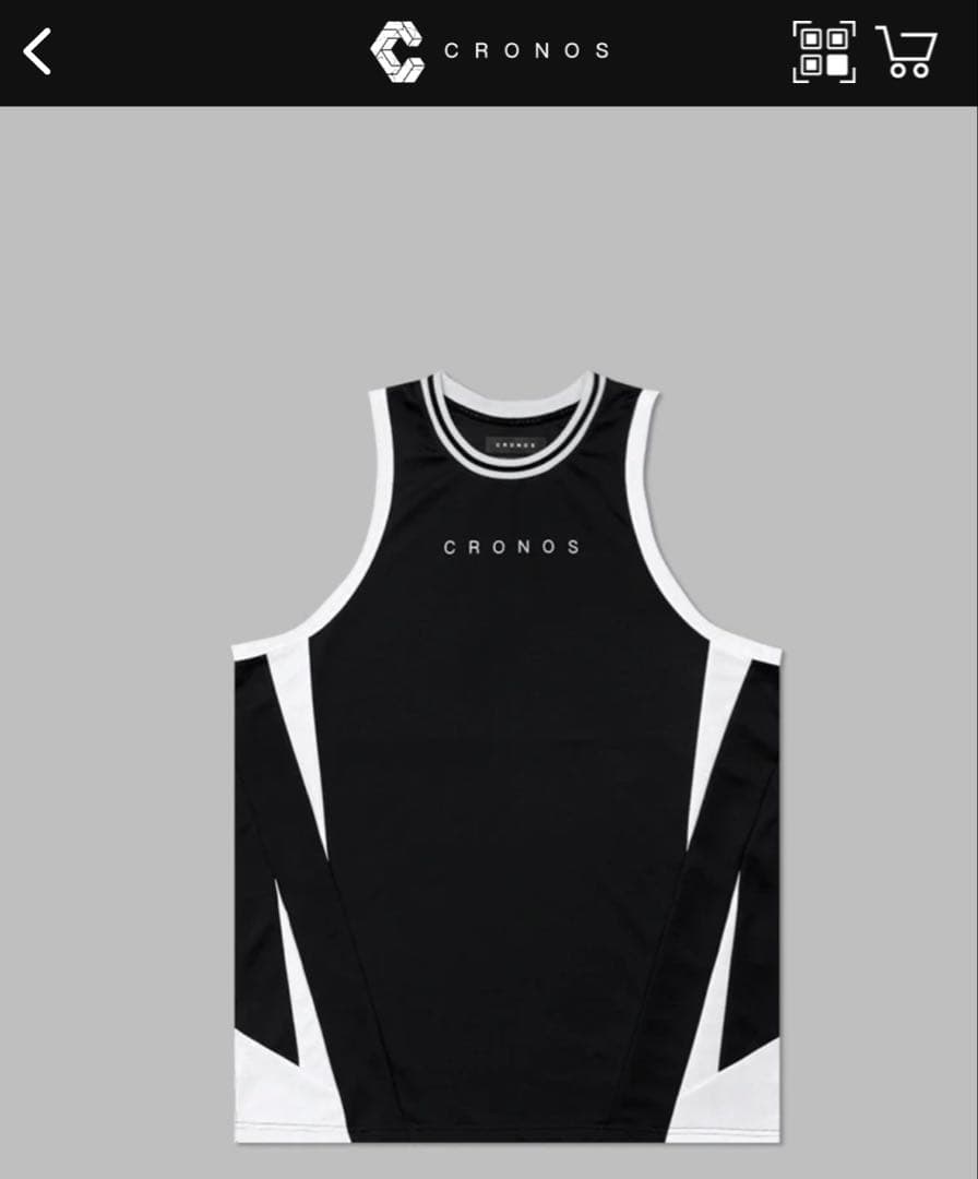 クロノス　タンクトップ　サイズS 黒　人気　完売品