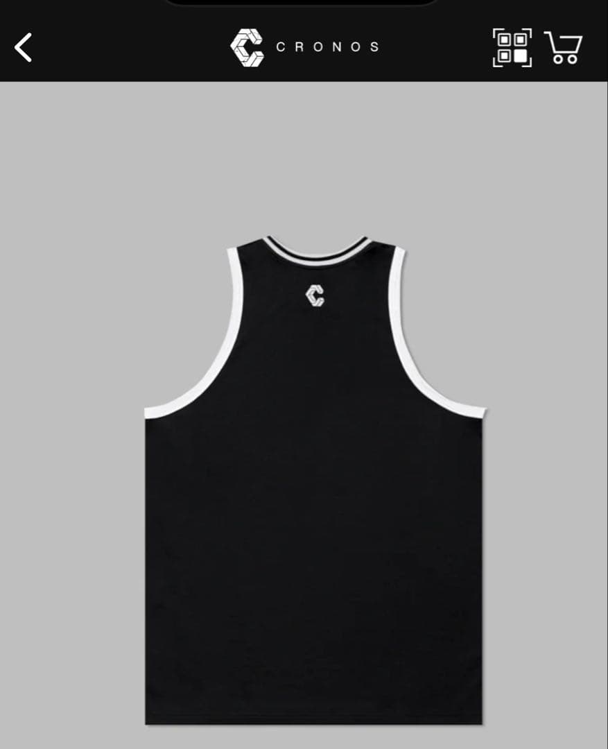 クロノス　タンクトップ　サイズS 黒　人気　完売品