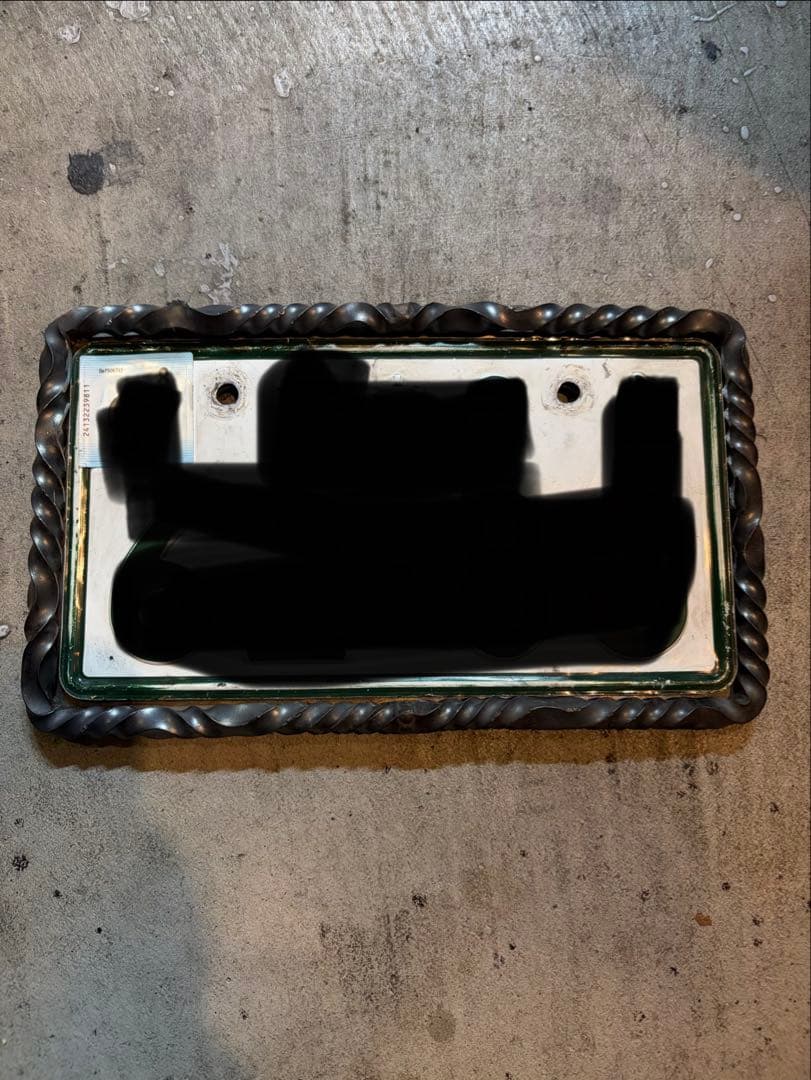 0024さん　ナンバーフレーム