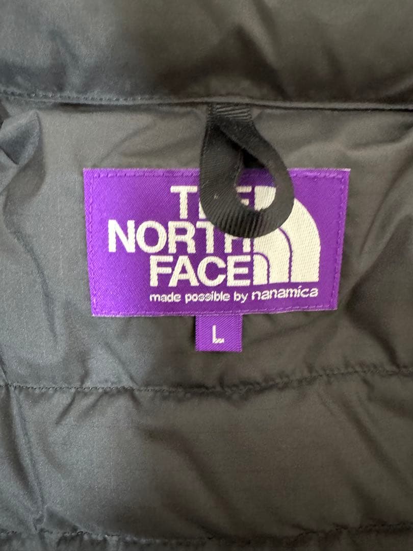 THE NORTH FACE nanamica ダウンベスト パープルレーベル