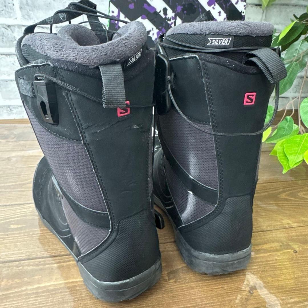 初心者レディースセットVOLKLスノーボード3点セット148cmサロモン24cm