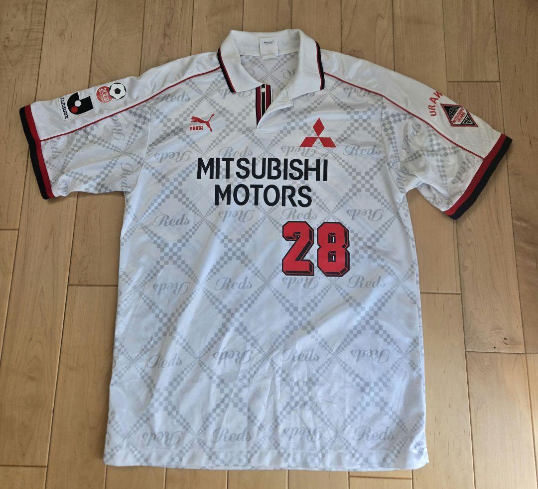 希少 1998年ルーキイヤー 小野伸二選手実使用カップ戦用アウェーユニフォーム
