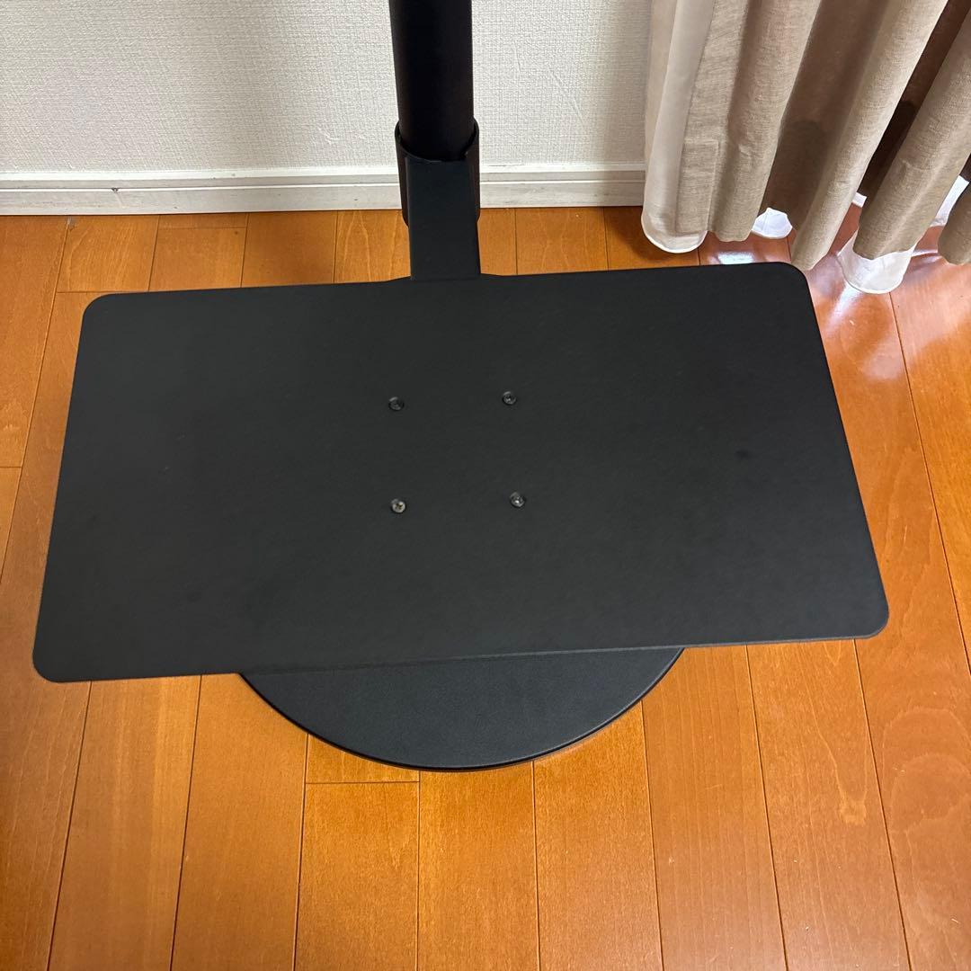 美品　WALLテレビ台 24～55V型対応　ブラック　キャスター付