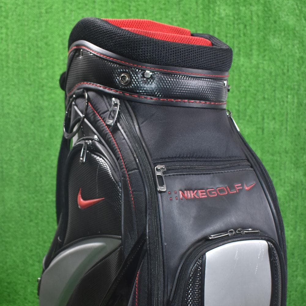 NIKE GOLF/ナイキ キャディバッグ9型【ブラック】美品②！