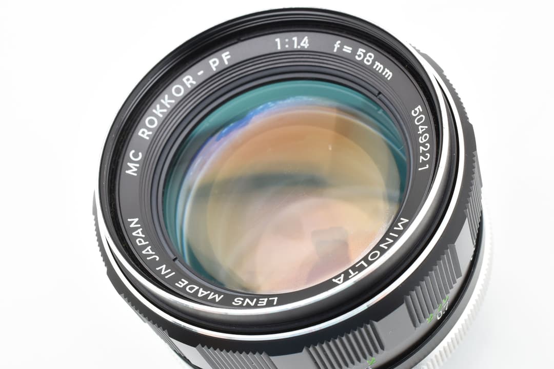 美品 Minolta MC ROKKOR PF 58mm F1.4 #9271