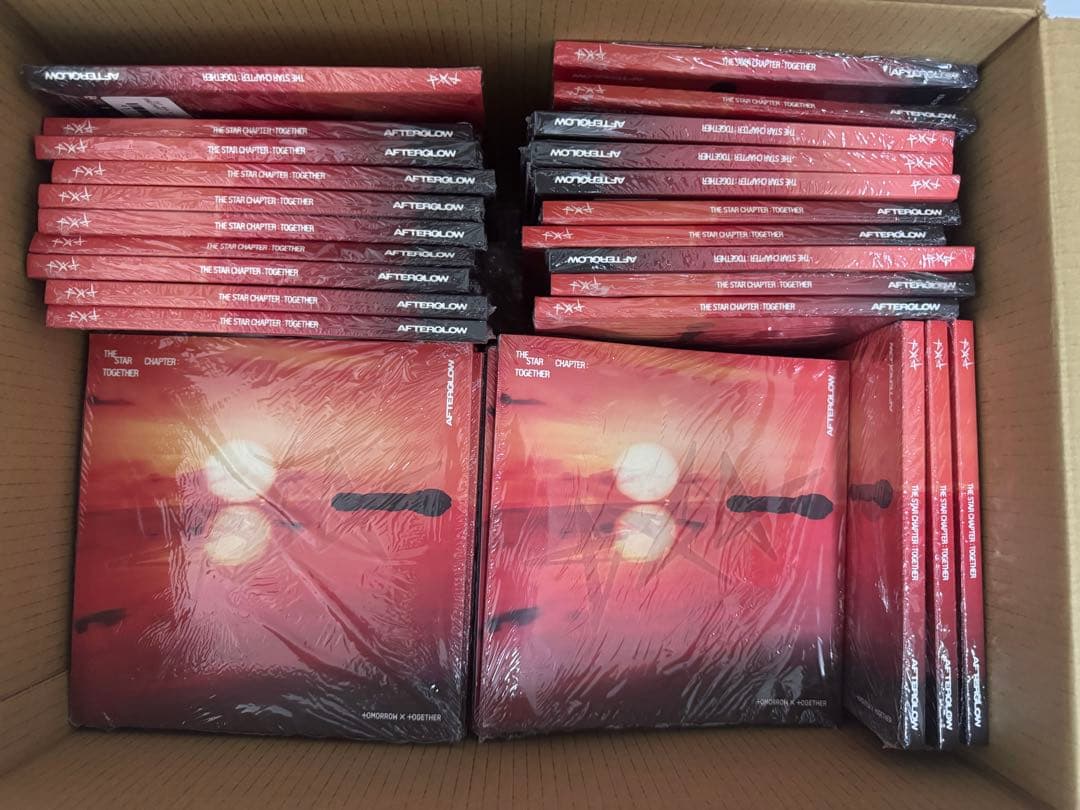 即購入可　TXT TOGETHER Afterglow 50枚　新品未開封　③