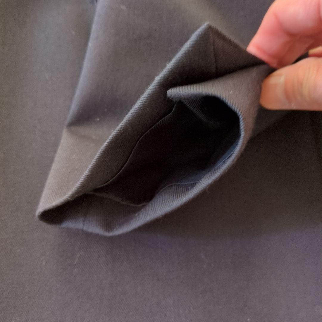 鎌倉シャツ　ネイビー ギャバジンジャケット ウール　46 m