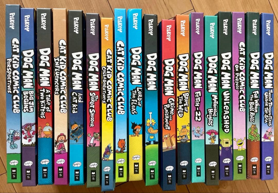 新品Dav Pilkey18冊DOGMANドッグマンキャットキッド洋書　漫画