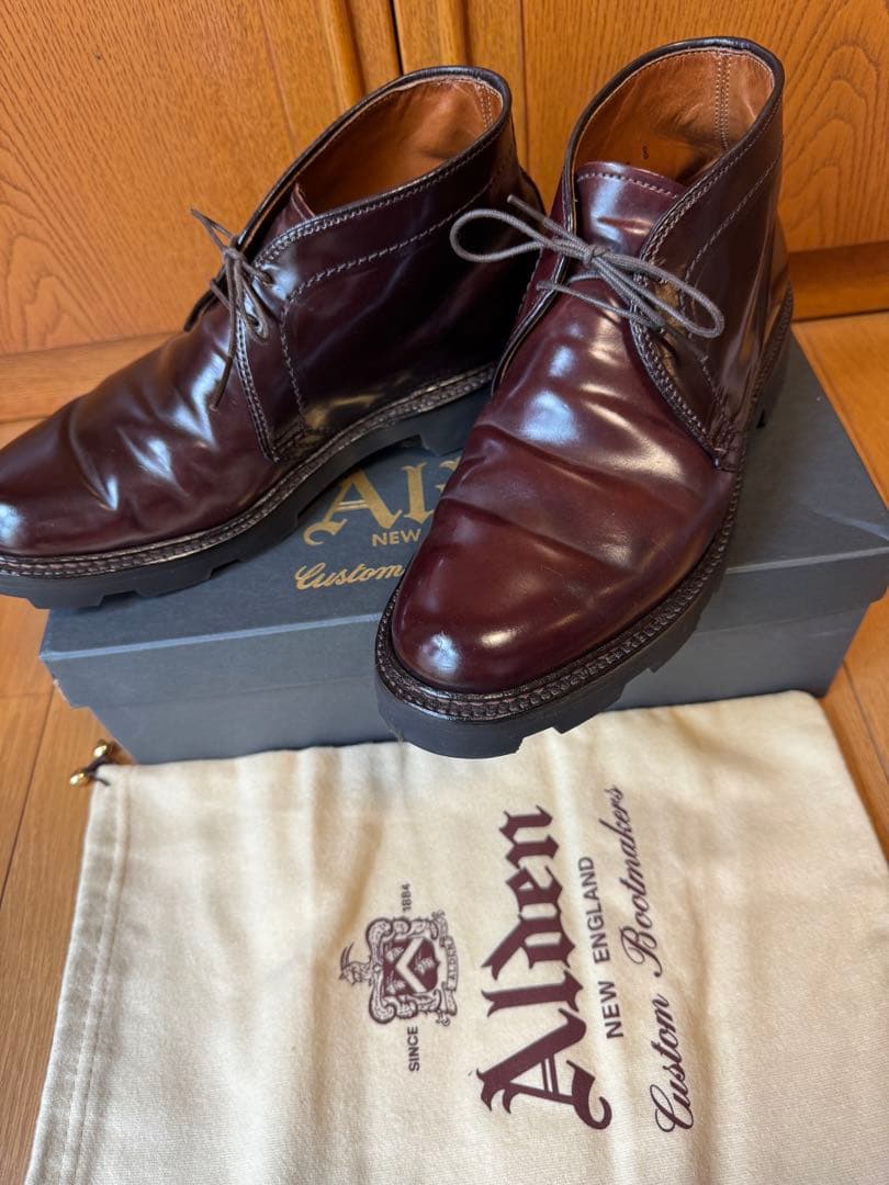 Aldenオールデン 1339 コードバン 6 1/2D 　チャッカブーツ