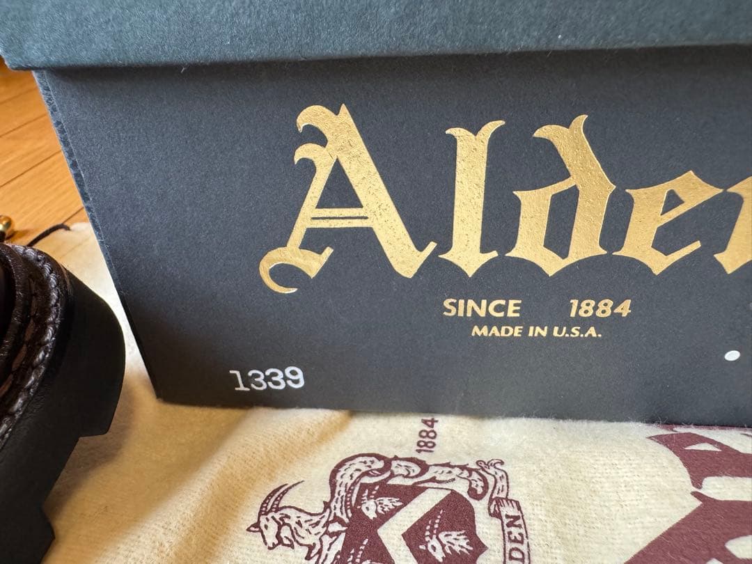 Aldenオールデン 1339 コードバン 6 1/2D 　チャッカブーツ