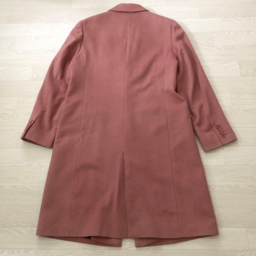 美品✨　ピーエスポールスミス チェスターコート 羊毛　カシミヤ混　柄裏地　ＸＬ