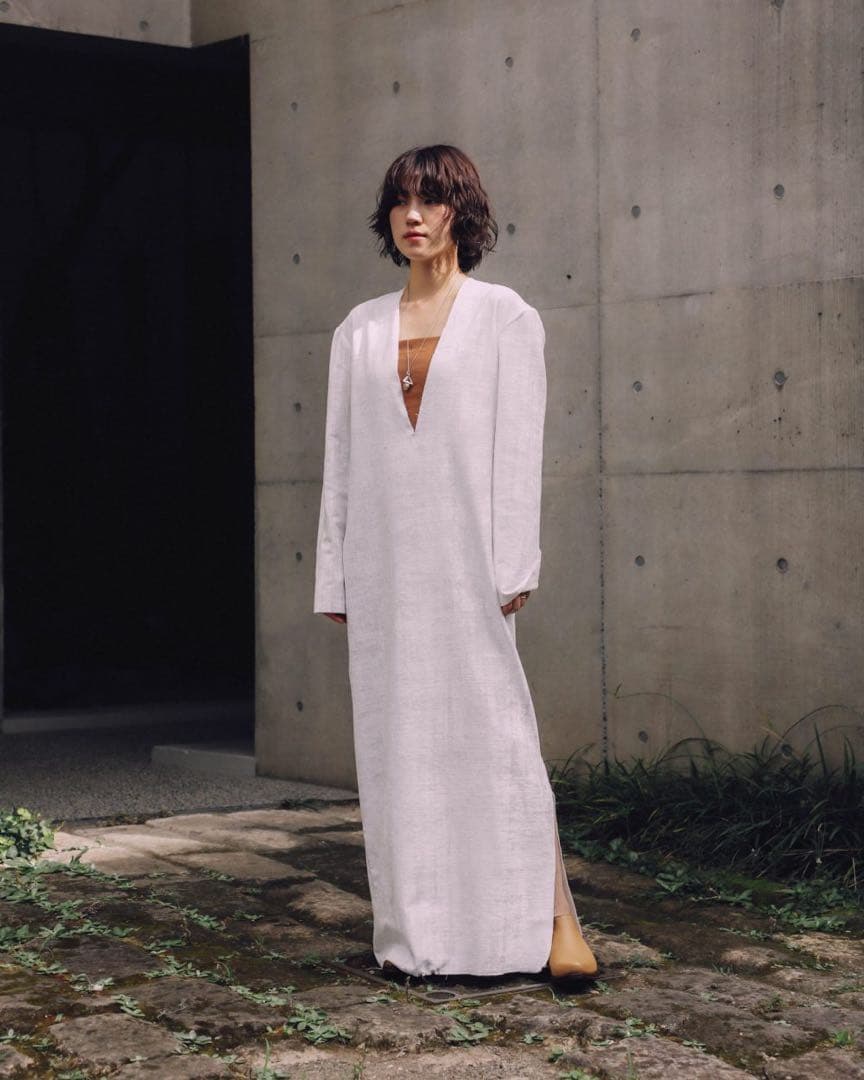 GABRIELA COLL GARMENTS ロングスリーブドレス