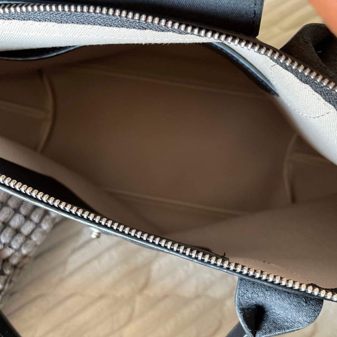 ロンシャン シティ プリアージュ M　トートバッグ　ブラック