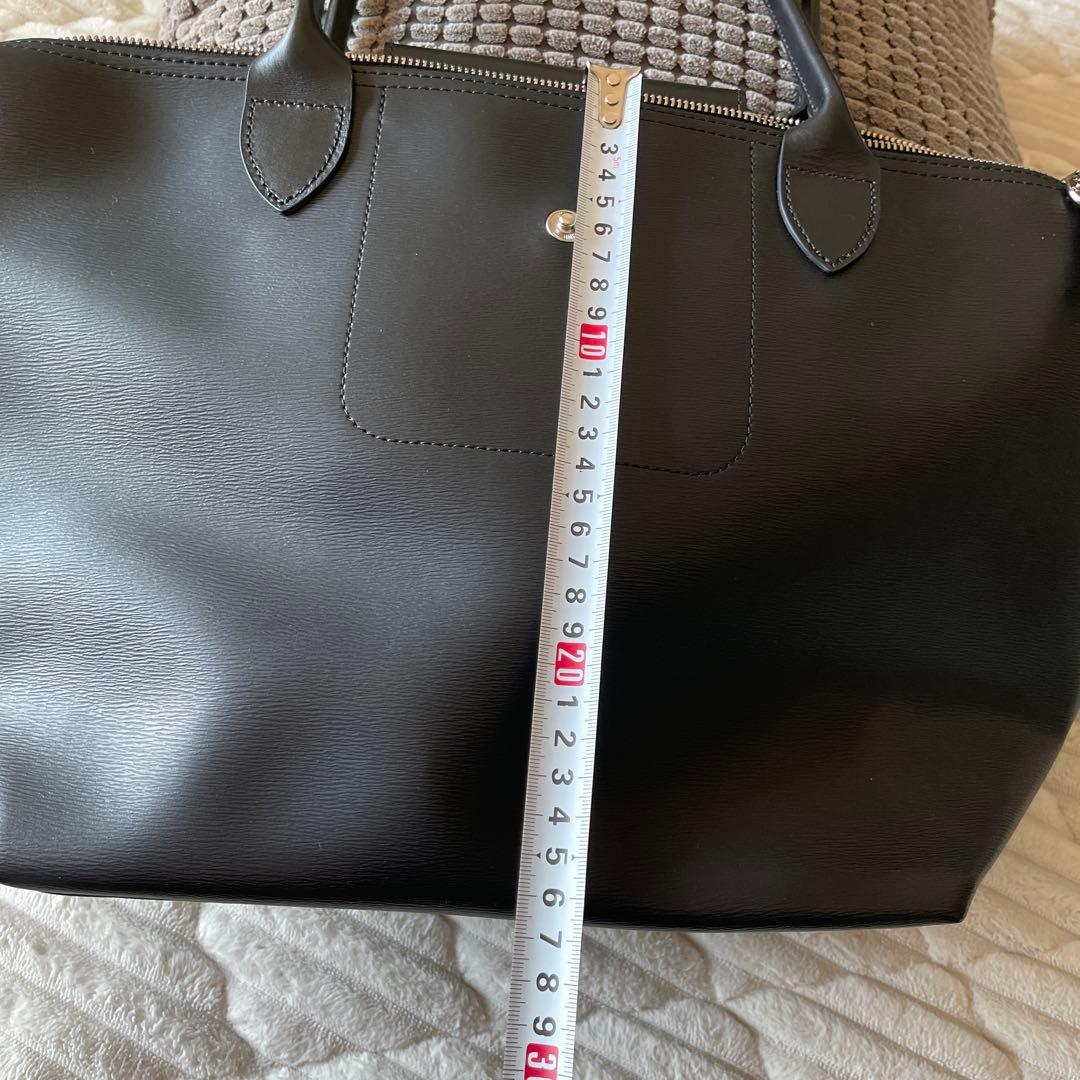 ロンシャン シティ プリアージュ M　トートバッグ　ブラック