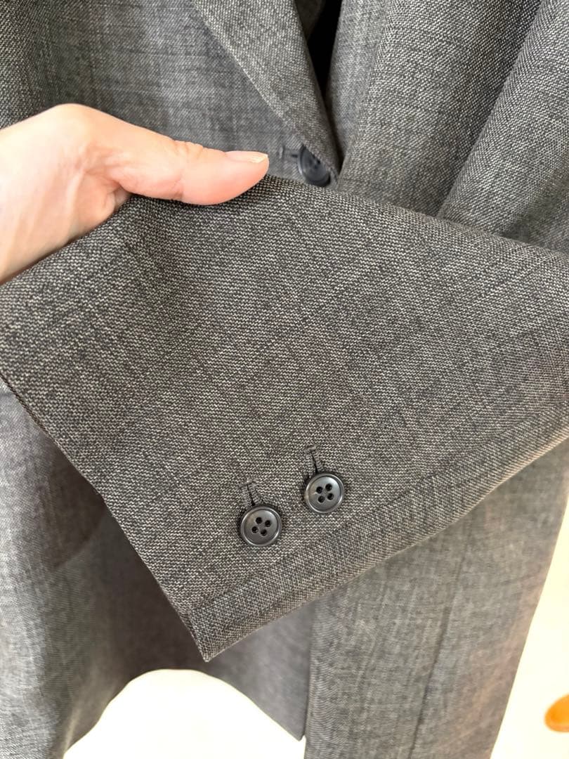 北欧、暮らしの道具店　大人のためのダブルジャケット / オリーブブラウン