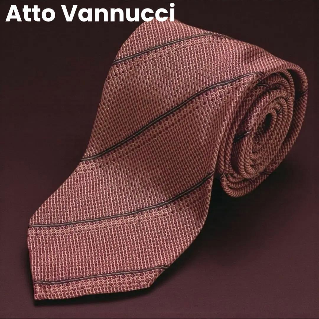 Atto Vannucci アットヴァンヌッチ ストライプ ネクタイ　2