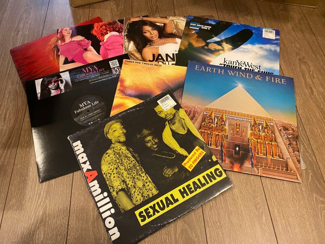 レコードまとめて約80枚 一軍系！R&B HIPHOP DISCOなど②