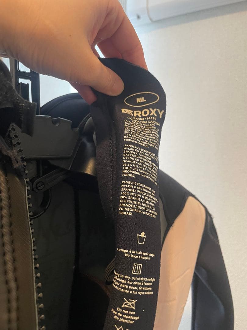 Roxy フルスーツ ブラック/ピンク