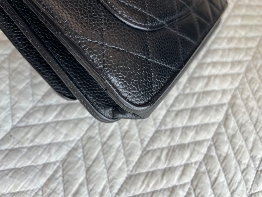 専用シャネル　キャビアスキンチェーンウォレット