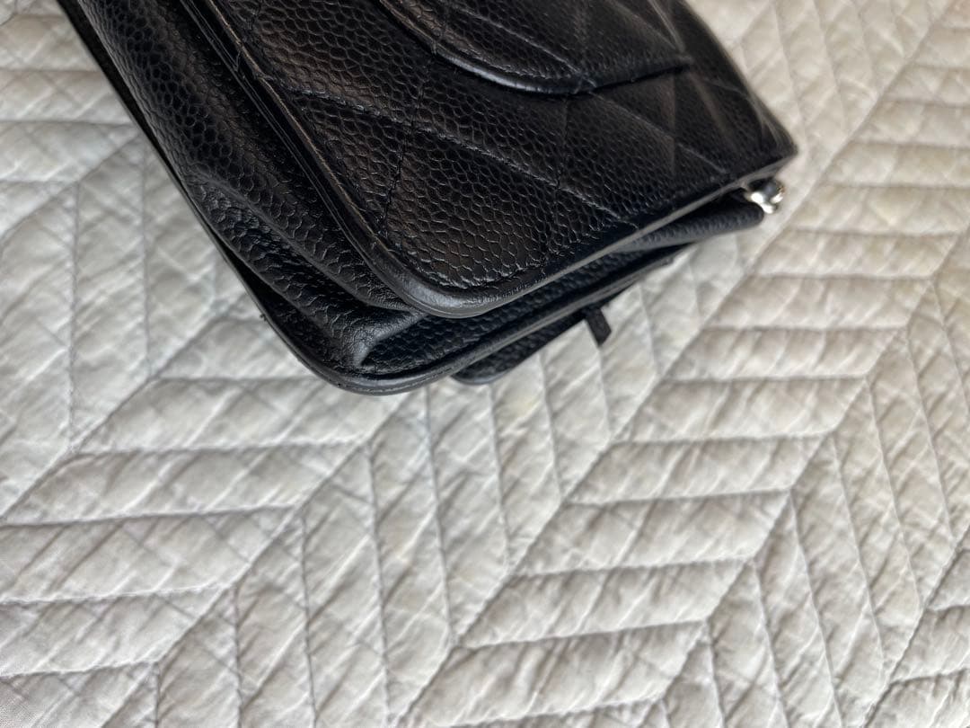 専用シャネル　キャビアスキンチェーンウォレット