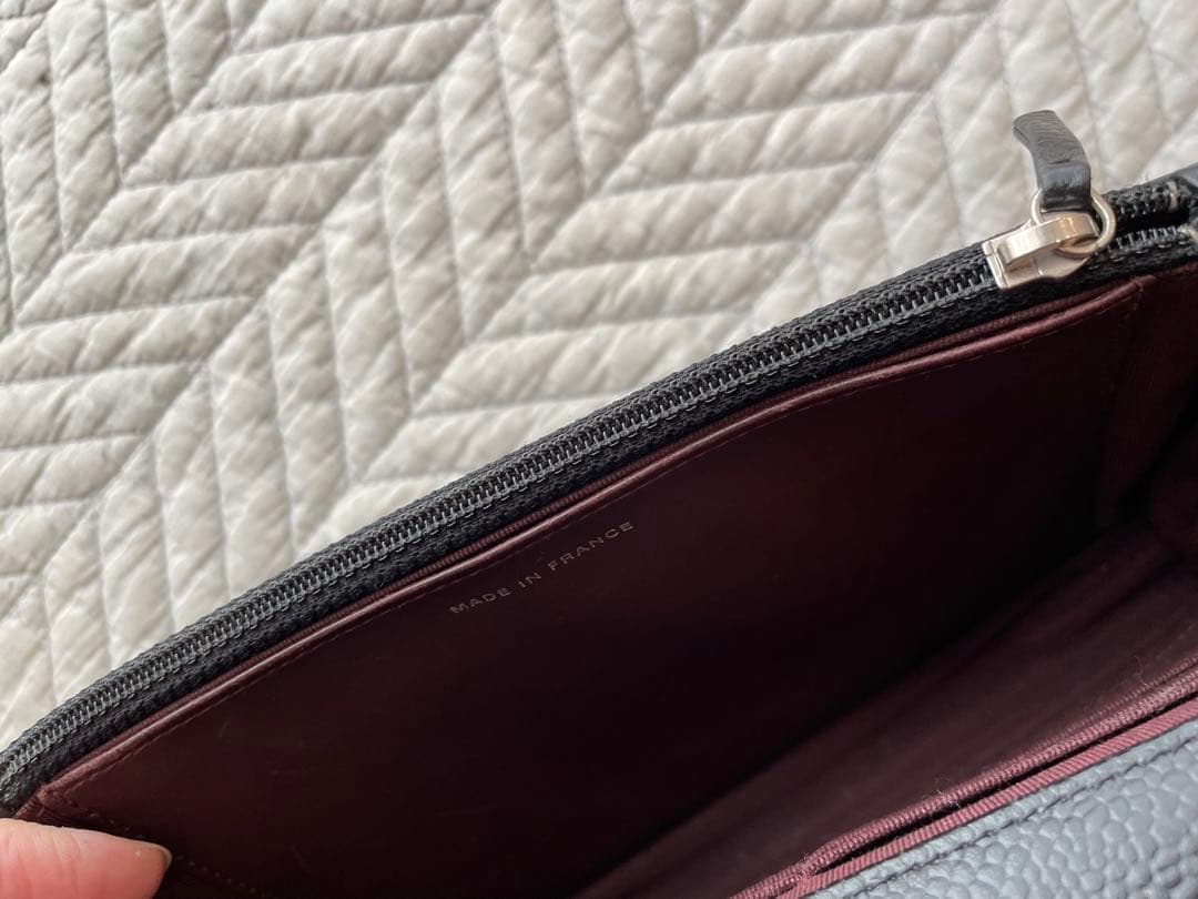 専用シャネル　キャビアスキンチェーンウォレット