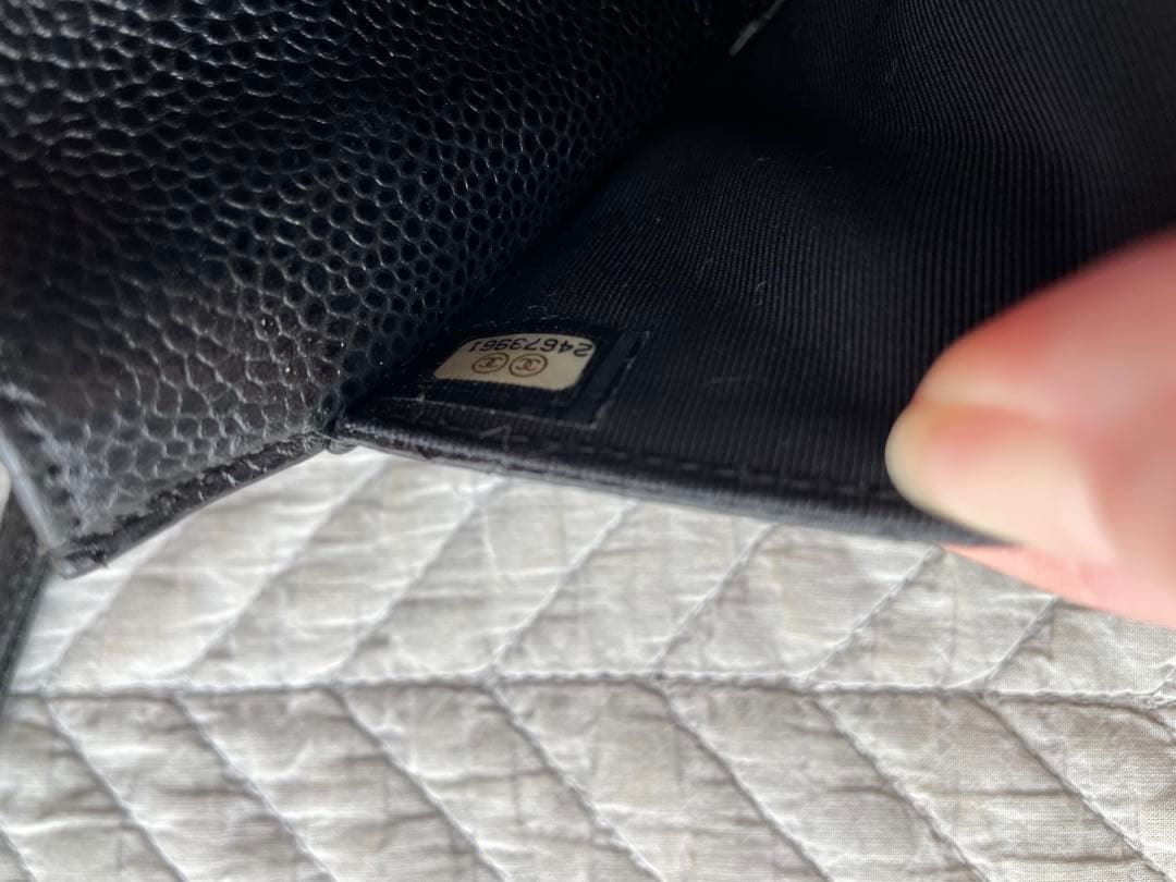 専用シャネル　キャビアスキンチェーンウォレット