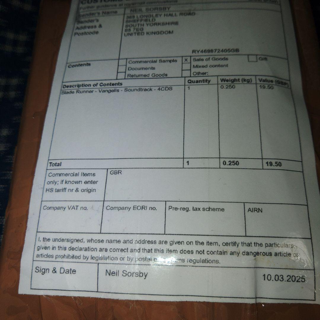 ブレードランナー オリジナルサウンドトラック4枚組/ヴァンゲリス