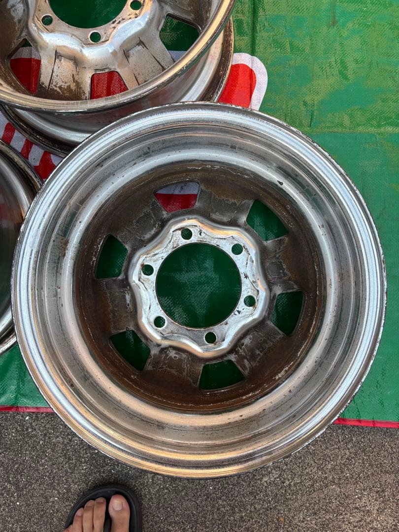 ランドクルーザー60 ワイドボディ 純正ホイール 15X7JJ PCD139.7
