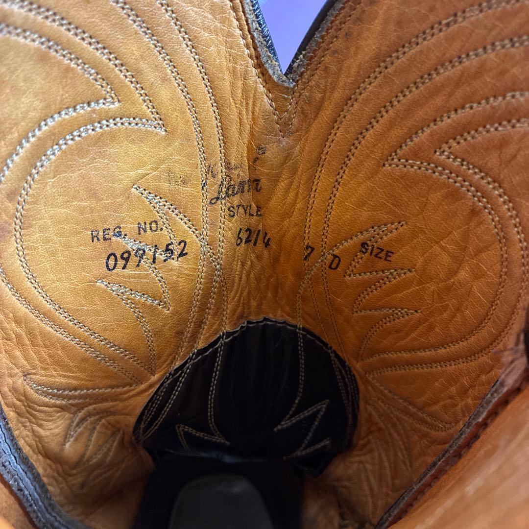 Tony Lama ウエスタンブーツ サイズ（US7D）