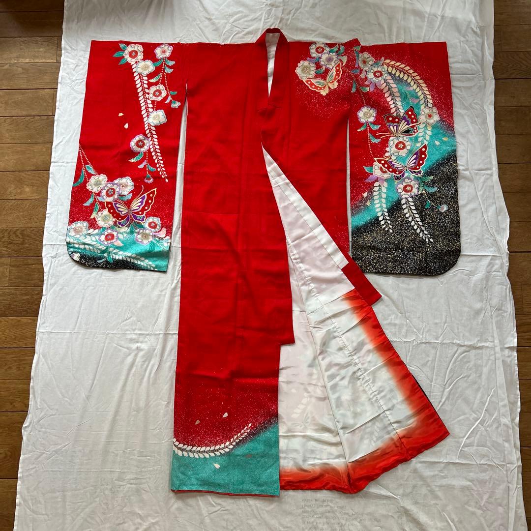 お値下げ‼️ 七五三　女の子　７歳　着物セット　スーツケース付き