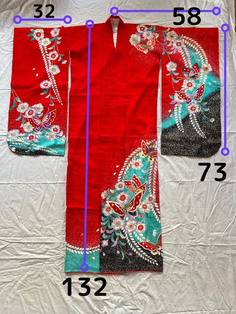 お値下げ‼️ 七五三　女の子　７歳　着物セット　スーツケース付き