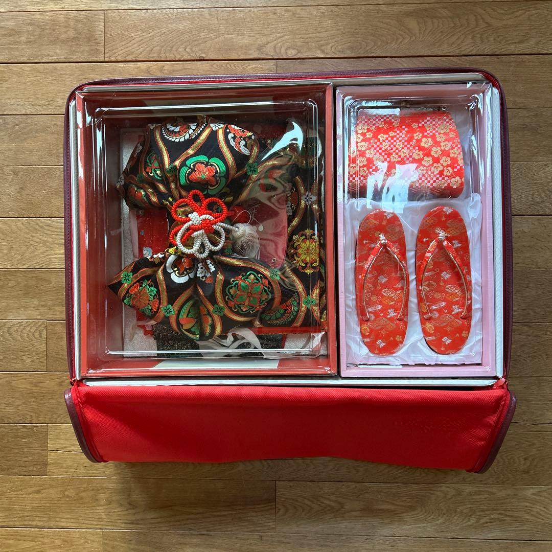 お値下げ‼️ 七五三　女の子　７歳　着物セット　スーツケース付き