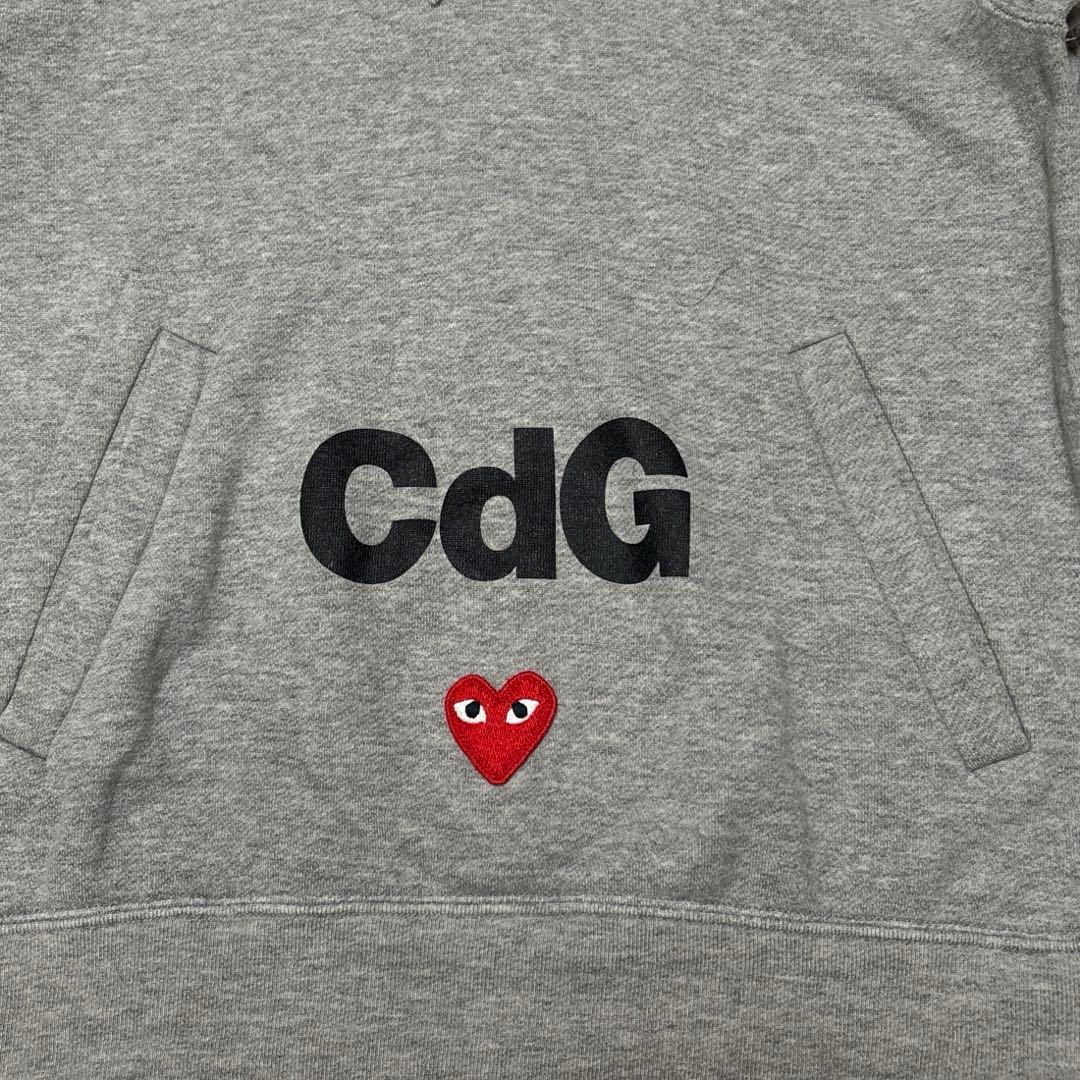 ク*ル様 【美品】コムデギャルソン 長袖 パーカー グレー サイズS ポケット