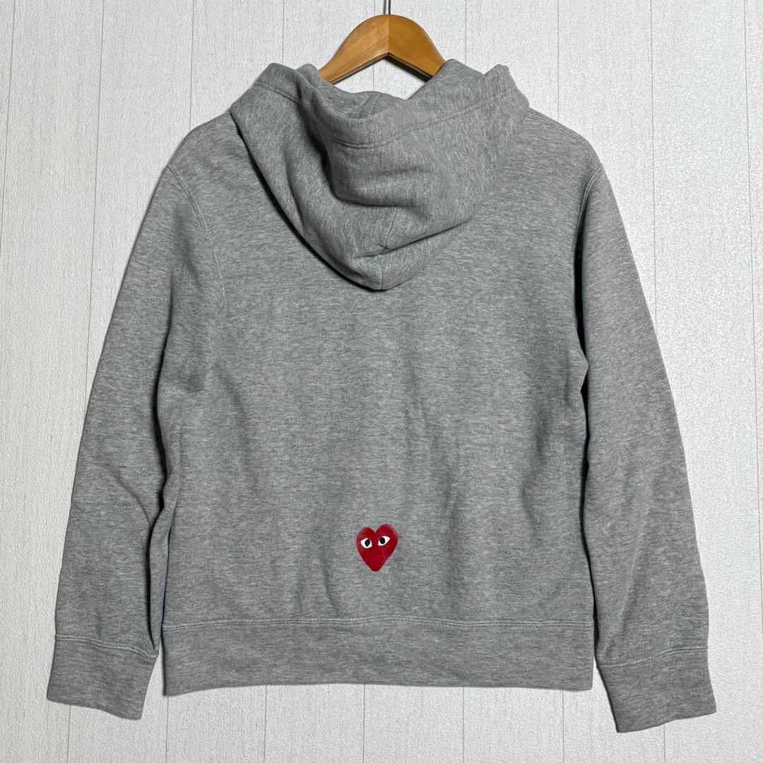 ク*ル様 【美品】コムデギャルソン 長袖 パーカー グレー サイズS ポケット