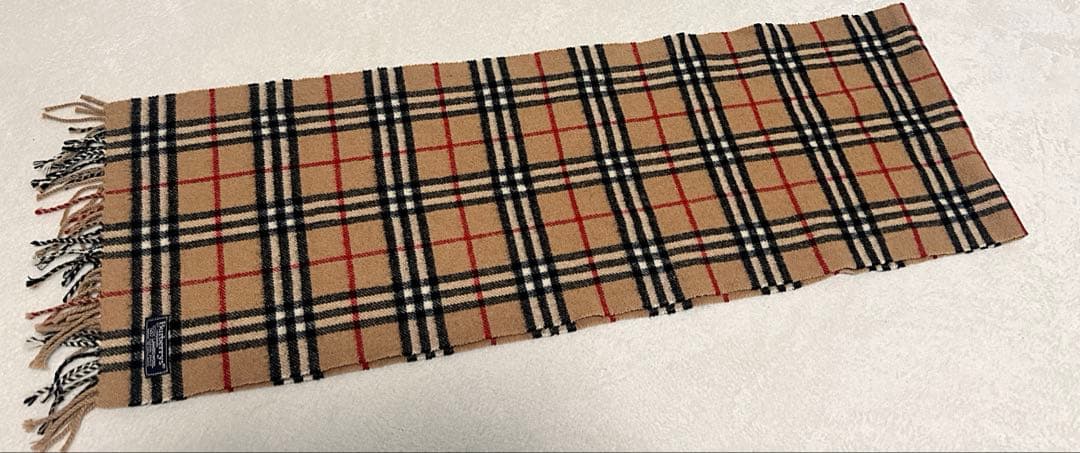 バーバリー♡165センチ長め♡チェックマフラー♡イングランド製