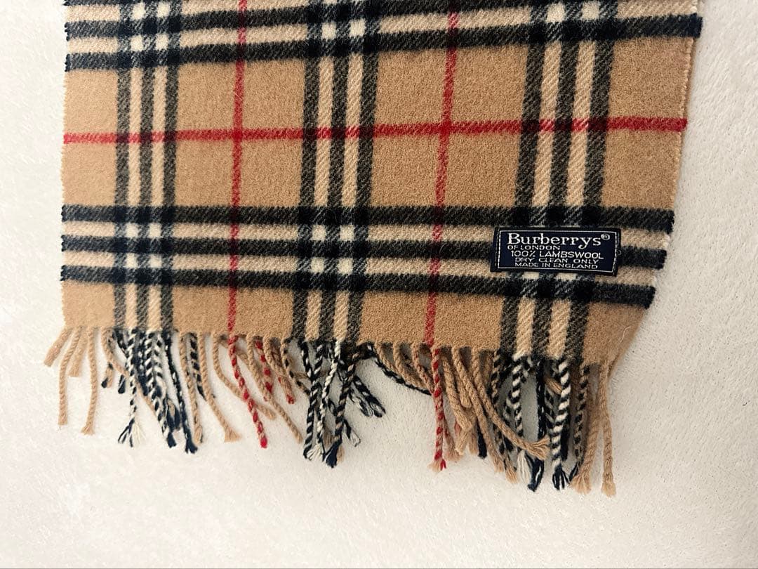 バーバリー♡165センチ長め♡チェックマフラー♡イングランド製