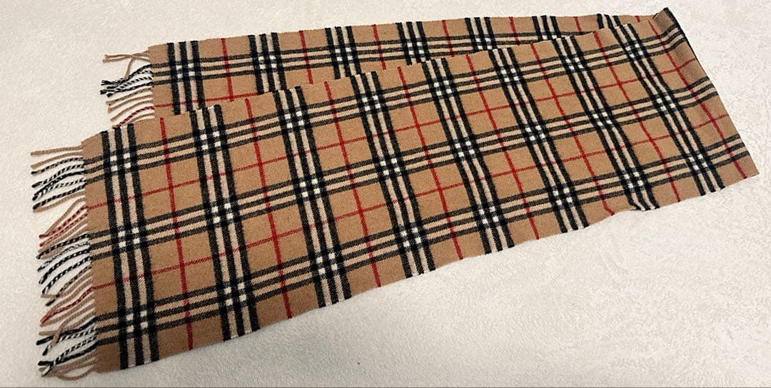 バーバリー♡165センチ長め♡チェックマフラー♡イングランド製