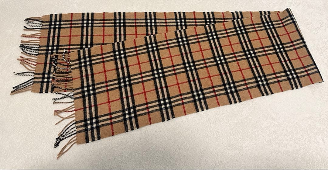 バーバリー♡165センチ長め♡チェックマフラー♡イングランド製